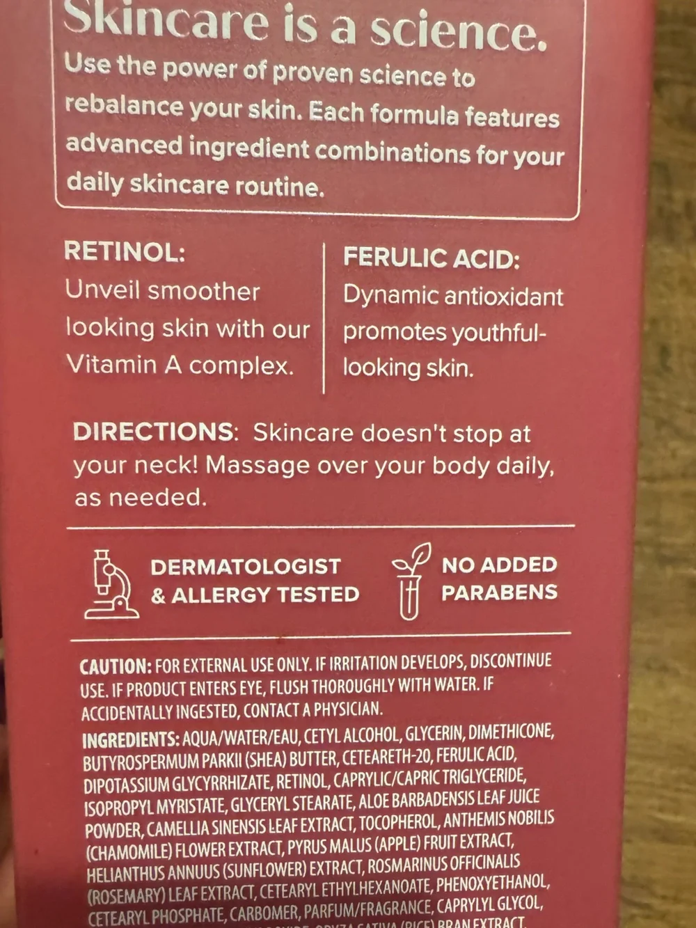 Medix 5.5 Hyaluronic + Cica & Retinol + Ferulic Body Cream Lot 2 large bottles